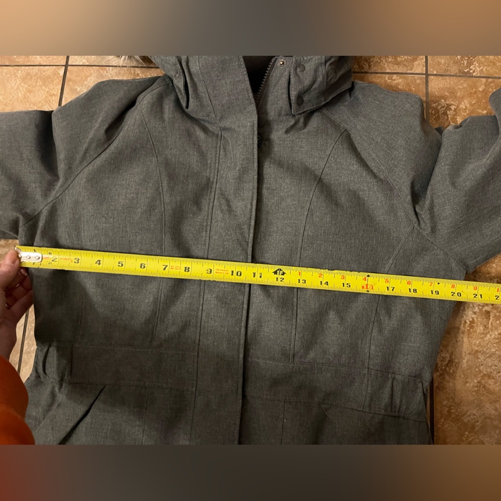 The North Face Arctic Parka Heathered Grey Down Winter Coat - Medium EUC - Picture 15 of 17